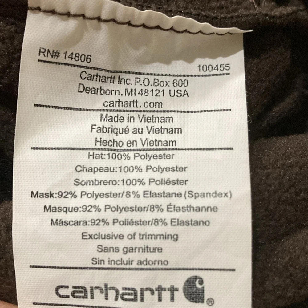 Carhartt FLEECE 2-IN-1 HEADWEAR